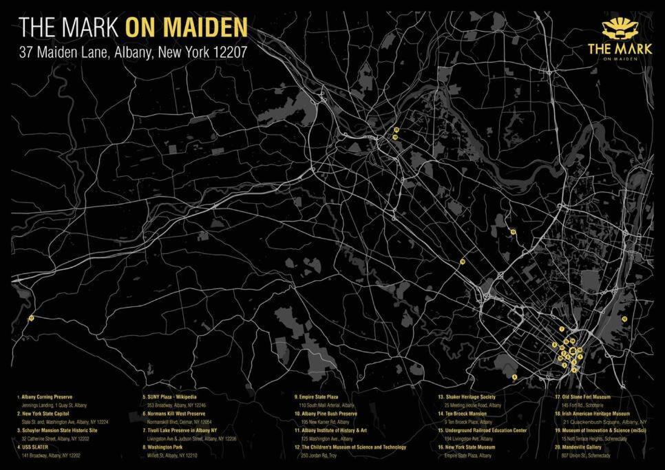 דירות Downtown Albany 1 Bed + Workstation @ Maiden Lane מראה חיצוני תמונה